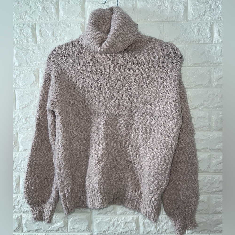 Botique warm fuzzy turtle neck sweater